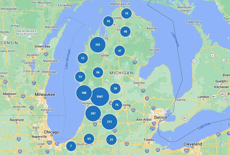 Service Area Map