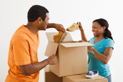 happy customers claiming moving discount