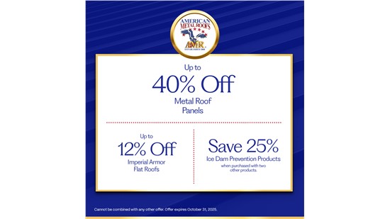 Up to 40% Off Metal Roof Panels