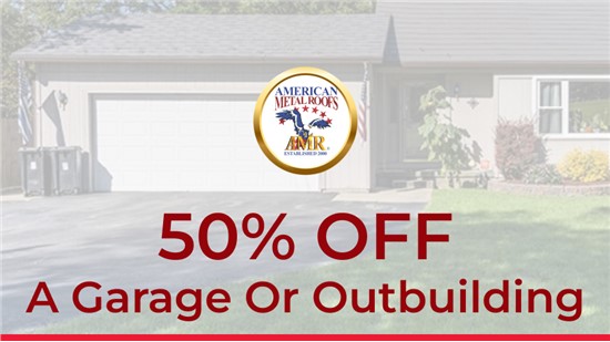 50% Off A Garage or Outbuilding