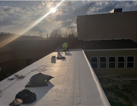 Commercial Roofing Project in Indianapolis, IN by Amos Exteriors