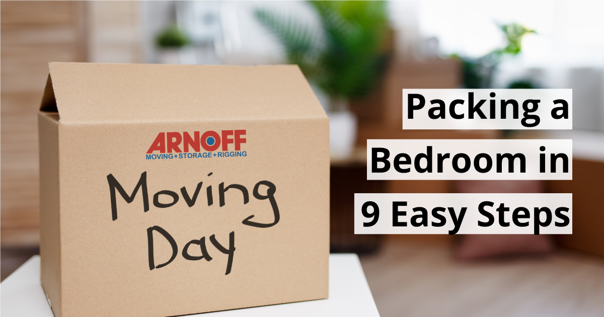 Packing a Bedroom in 9 Easy Steps