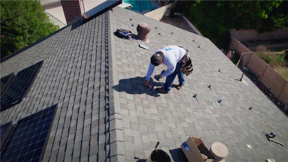 Completing solar panel installation on a socal home for their 2026 solar tax credit