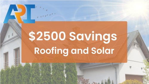 $2,500 Off a Roof & Solar Bundle + 30% Savings on Solar