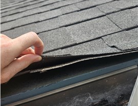 Roof replacement before image in Taylor TX