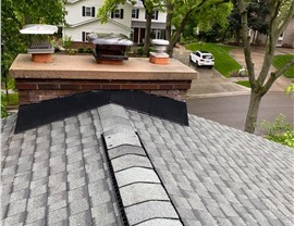 chimney flashing upgrade roof replacement Grand Rapids MI