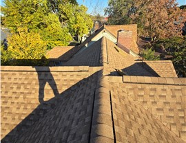 New asphalt shingle roof installed in Grand Rapids home.