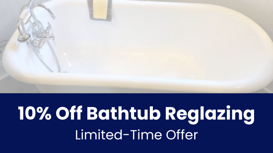10% off bathtub reglazing