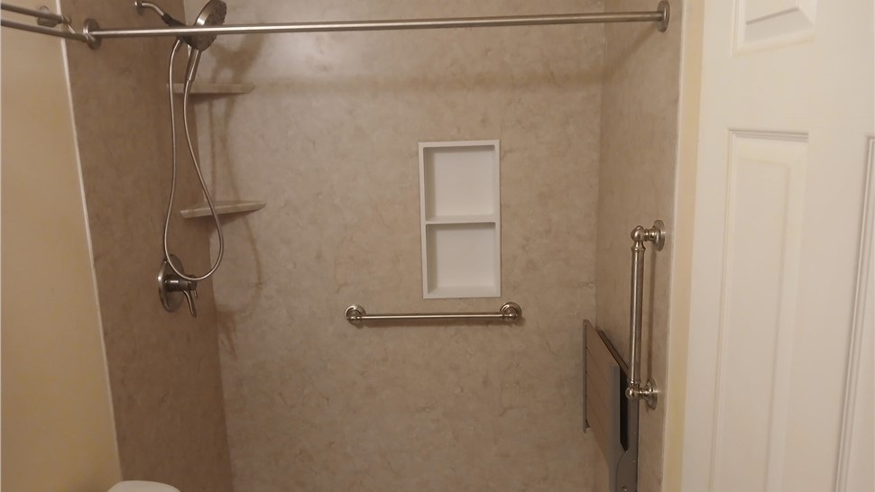 Bathroom Conversions, Showers Project in Millbrook, Alabama by Bath Innovations Inc