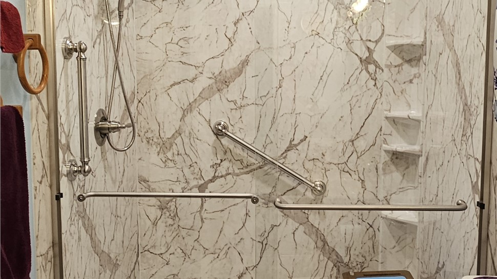 Bathroom Conversions, Showers Project in Tuskegee, Alabama by Bath Innovations Inc