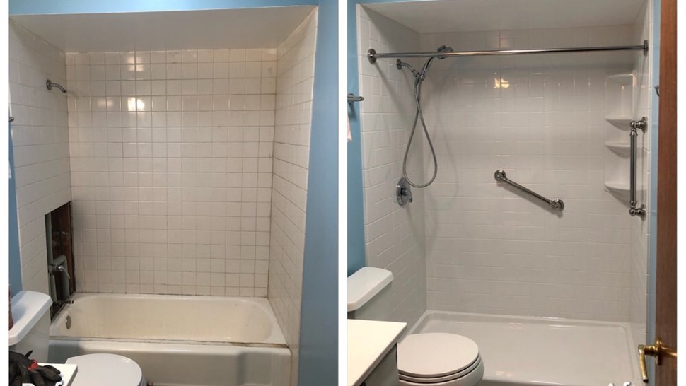 Bath Conversions Project Project in Glen Ellyn, IL by Bath Planet Local