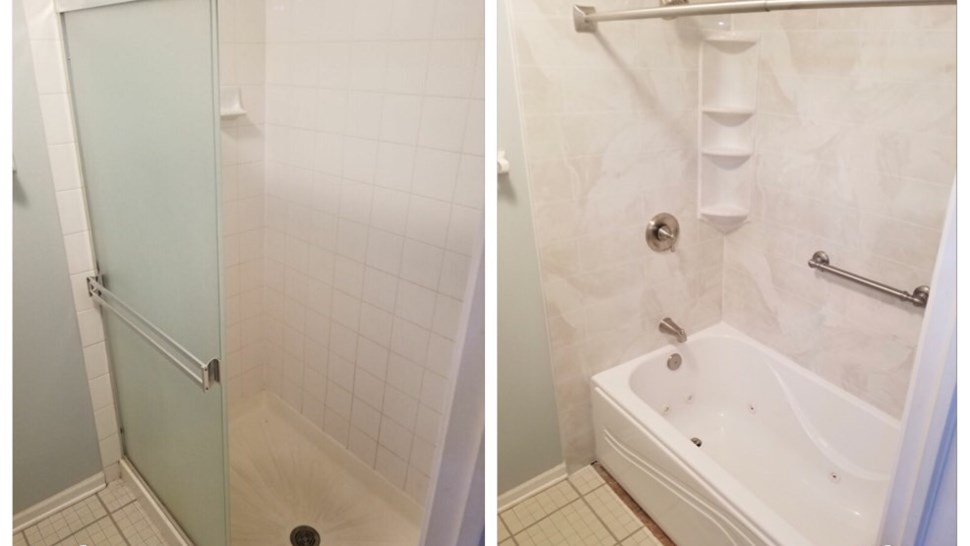 Bath Conversions Project Project in Schaumburg, IL by Bath Planet Local