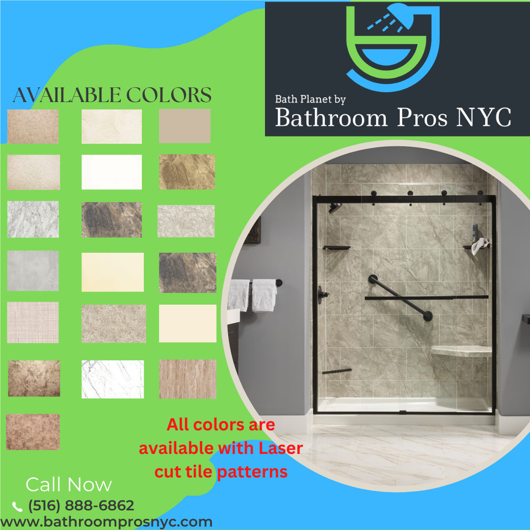 Bathroom Pros NYC Various Color Panels