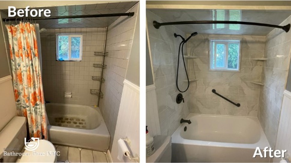 Bathtubs, Showers, Conversions Project in Smithtown, NY by Bathroom Pros NYC