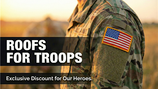 Military Savings on Quality GAF Roofing