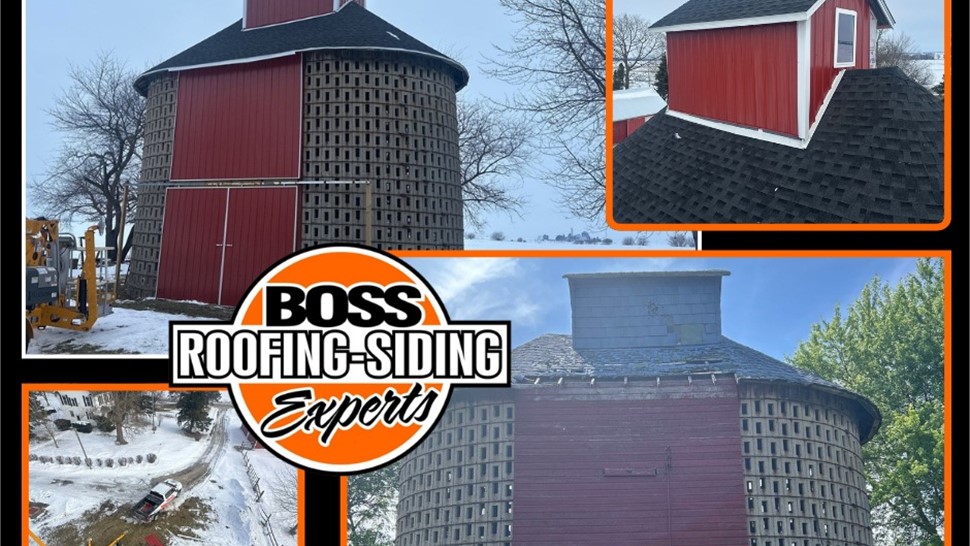 Roofing, Siding, Windows Project in Clare, IL by Boss Roofing-Siding Experts