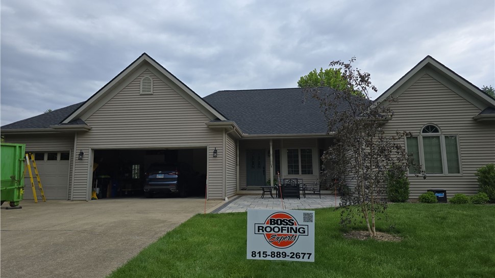 Roofing Project in Princeton, Illinois by Boss Roofing-Siding Experts