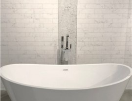 Bathroom Conversion - Shower to Tub Photo 74