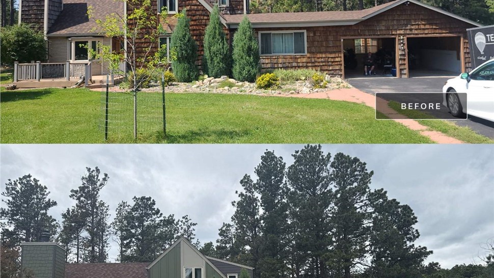 Siding Project in Blackhawk, South Dakota by Built Right Roofing & Construction
