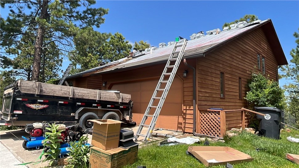 Rapid City SD home after roof replacement with Malarkey Highlander Natural Wood shingles