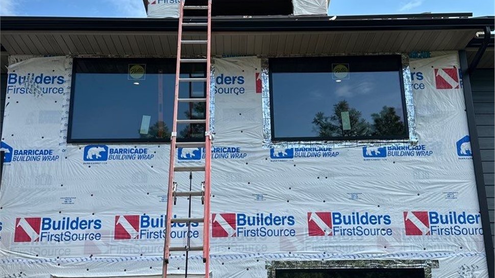 Siding and window installation in progress in Black Hawk SD