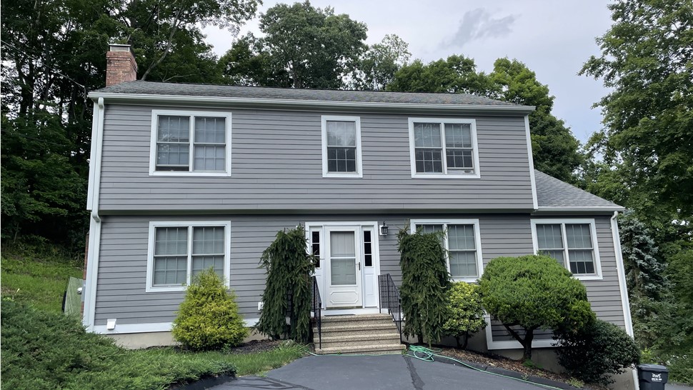 Siding Project in Trumbull, CT by Burr Roofing, Siding & Windows