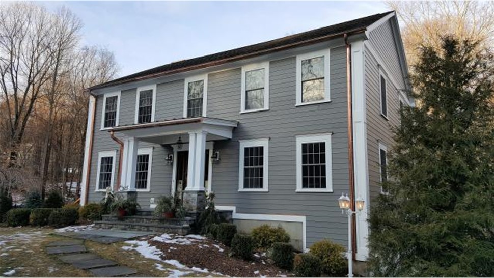 Siding Project in Newtown, CT by Burr Roofing, Siding & Windows