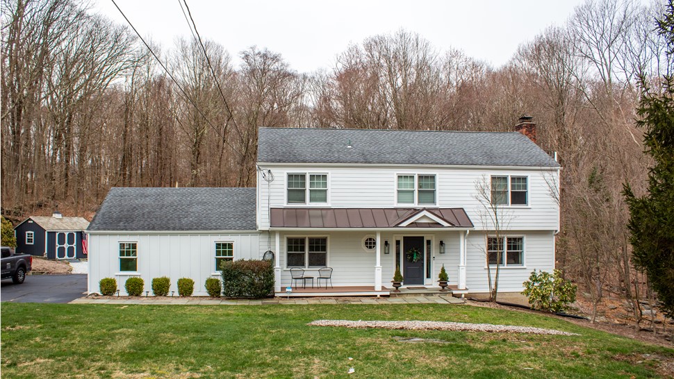 Gutters, Siding, Windows Project in Wilton, CT by Burr Roofing, Siding & Windows