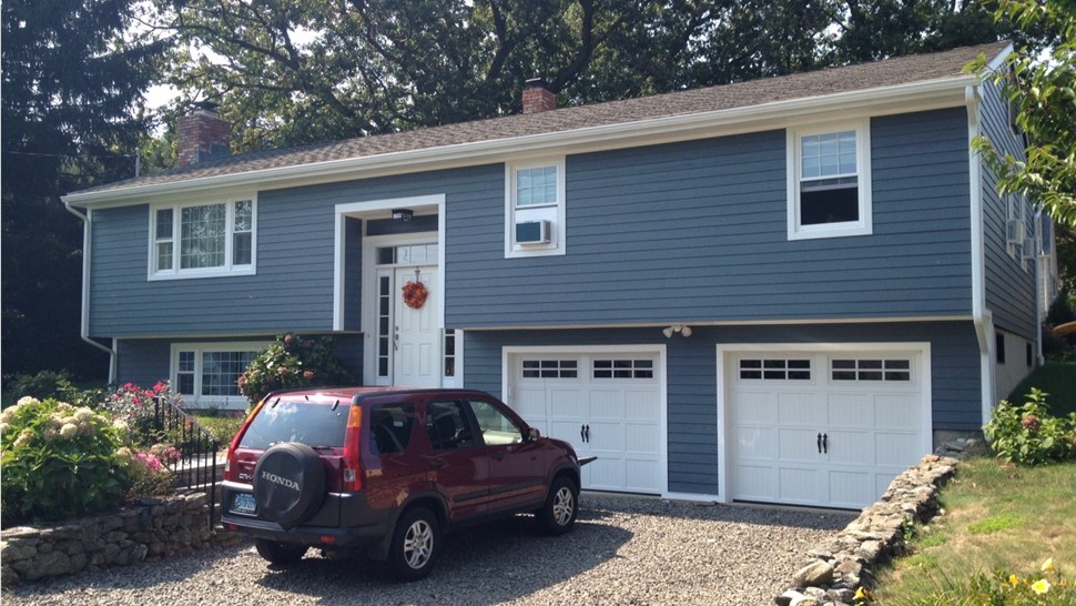 Siding Project in Trumbull, CT by Burr Roofing, Siding & Windows