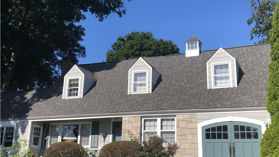 Gutters, Roofing Project in Stamford, CT by Burr Roofing, Siding & Windows