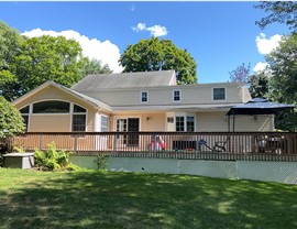 Doors, Gutters, Portico, Roofing, Siding, Windows Project in Fairfield, CT by Burr Roofing, Siding & Windows