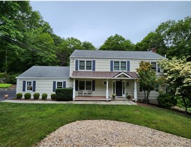 Gutters, Siding, Windows Project in Wilton, CT by Burr Roofing, Siding & Windows