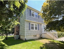 Portico, Siding, Windows Project in Stamford, CT by Burr Roofing, Siding & Windows