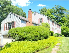 Doors, Gutters, Portico, Roofing, Siding, Windows Project in New Canaan, CT by Burr Roofing, Siding & Windows