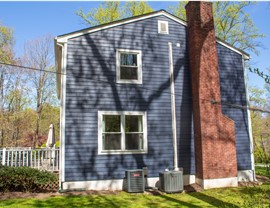 Gutters, Portico, Siding, Windows Project in Stamford, CT by Burr Roofing, Siding & Windows