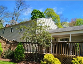 Gutters, Porches, Portico, Roofing, Siding, Windows Project in Westport, CT by Burr Roofing, Siding & Windows