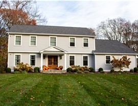 Doors, Portico, Roofing, Siding, Windows Project in Danbury, CT by Burr Roofing, Siding & Windows