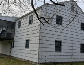 Gutters, Siding, Windows Project in New Canaan, CT by Burr Roofing, Siding & Windows