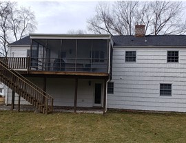 Gutters, Siding, Windows Project in New Canaan, CT by Burr Roofing, Siding & Windows