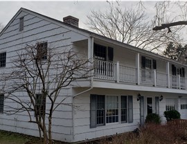 Gutters, Siding, Windows Project in New Canaan, CT by Burr Roofing, Siding & Windows