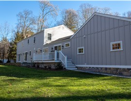 Gutters, Porches, Portico, Roofing, Siding, Windows Project in Westport, CT by Burr Roofing, Siding & Windows