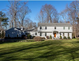 Gutters, Porches, Portico, Roofing, Siding, Windows Project in Westport, CT by Burr Roofing, Siding & Windows