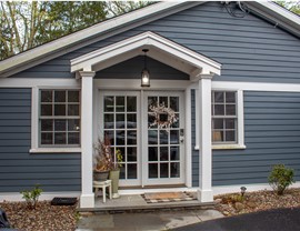 Porches, Portico, Siding, Windows Project in Woodbridge, CT by Burr Roofing, Siding & Windows