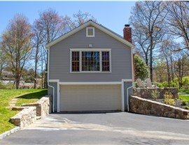 Doors, Gutters, Portico, Roofing, Siding, Windows Project in New Canaan, CT by Burr Roofing, Siding & Windows