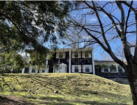 Gutters, Portico, Siding, Windows Project in Stamford, CT by Burr Roofing, Siding & Windows