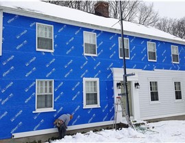 Decks, Siding Project in East Lyme, CT by Burr Roofing, Siding & Windows