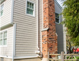 Portico, Siding, Windows Project in Stamford, CT by Burr Roofing, Siding & Windows