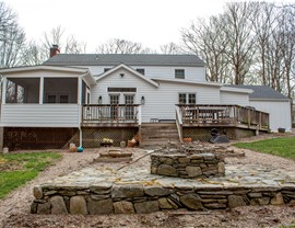 Gutters, Siding, Windows Project in Wilton, CT by Burr Roofing, Siding & Windows