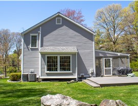 Doors, Gutters, Portico, Roofing, Siding, Windows Project in New Canaan, CT by Burr Roofing, Siding & Windows