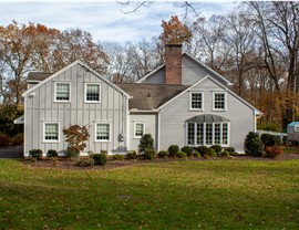 Siding Project in New Canaan, CT by Burr Roofing, Siding & Windows